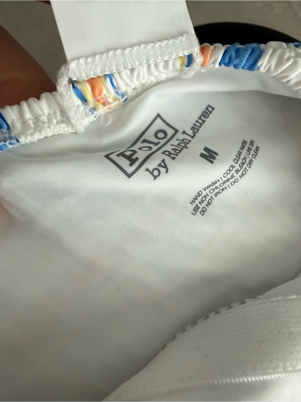 Polo Ralph Lauren New Kennedy Smocked One Piece Swim Size M.  $175 MSRP - Picture 7 of 11